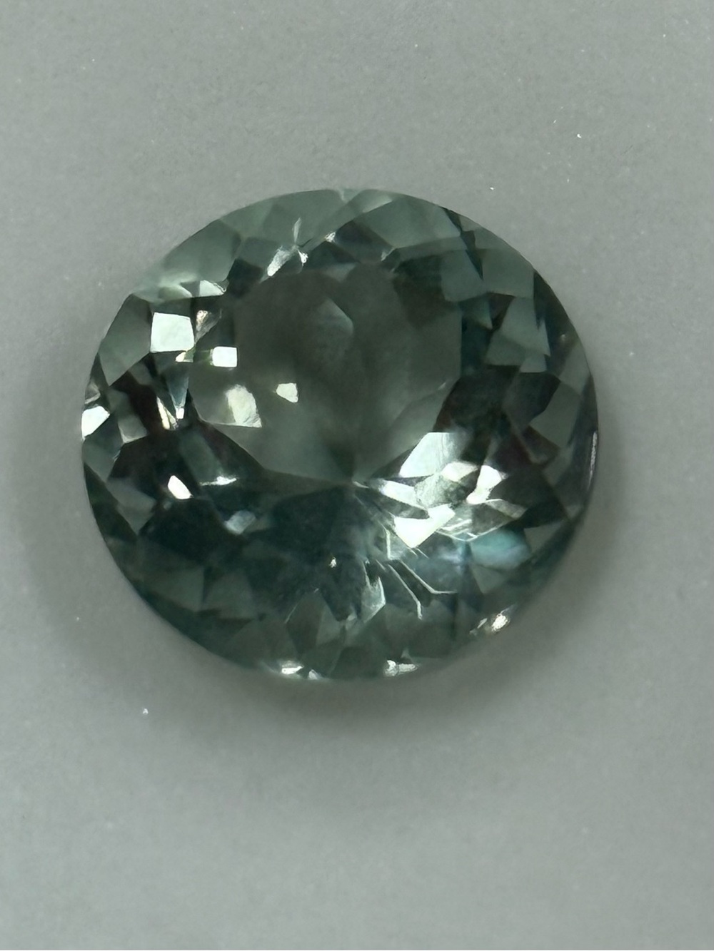 Large 9ct Green Amethyst (Prasiolite) Round Cut 14mm Loose Gemstone Brazil